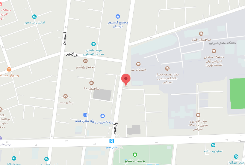 نشانی مرکز ابررایانه ملی سیمرغ، Simorgh-HPC